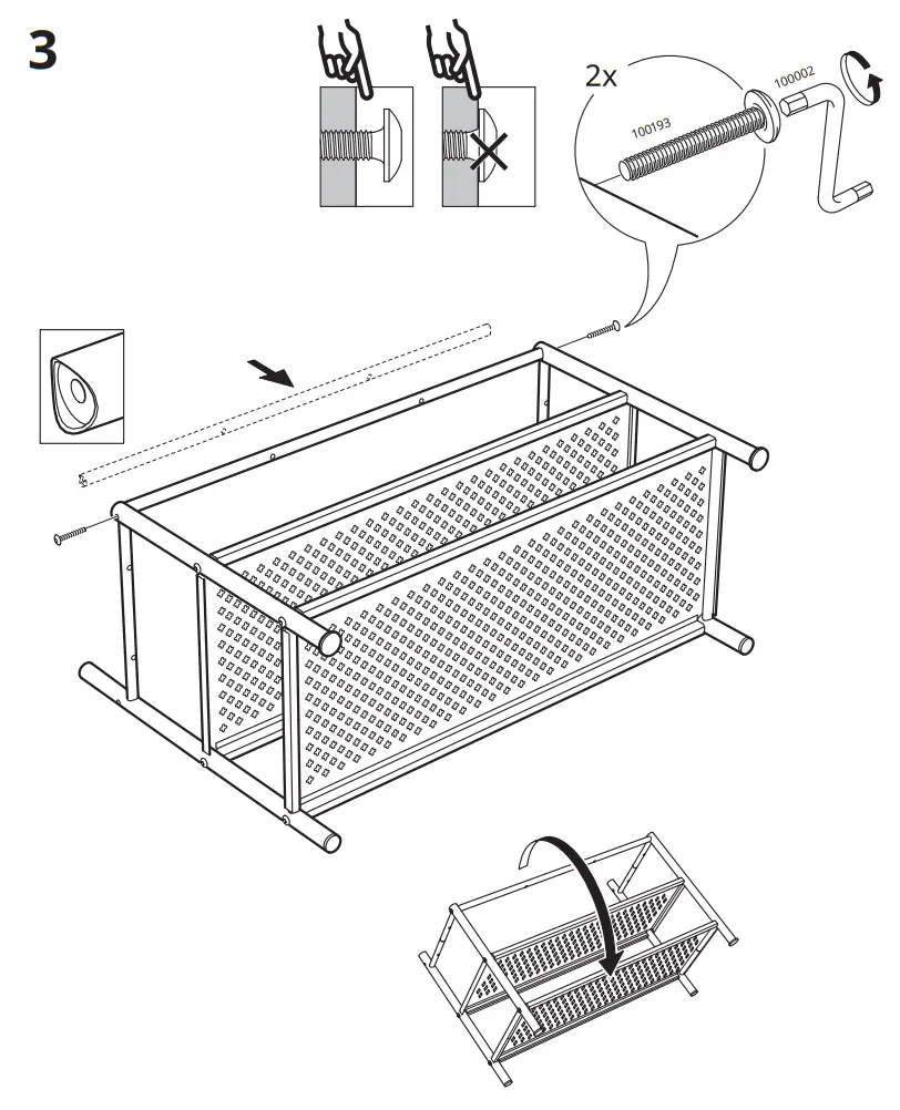 IKEA PINNIG Coat Rack with Shoe Storage Bench - FIGURE 6