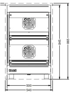 Lincat HAD50 Hot Air Display - FIG