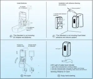 KENT 12017 Touchless Soap Dispenser--KENT 12017 T