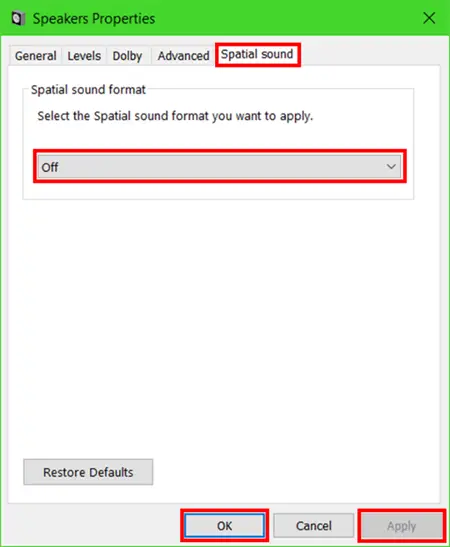 activate and use 7.1 Surround Sound