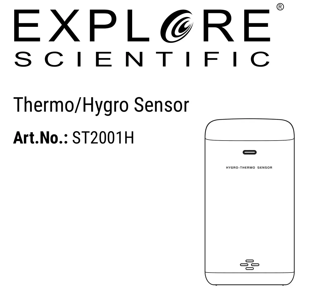 EXPLORE Thermo Hygro Sensor ST2001H Instruction Manual