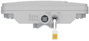 SMAWAVE SRM310 LTE Outdoor CPE - sim card slot