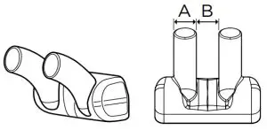 FISHER PAYKEL BC190 FlexiTrunk Nasal CPAP Interface - Nasal Prongs