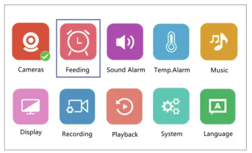 FOSCAM 5 Inch 1080P Full HD Baby Monitor- Feeding