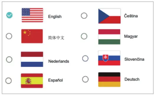 FOSCAM 5 Inch 1080P Full HD Baby Monitor-Language 2