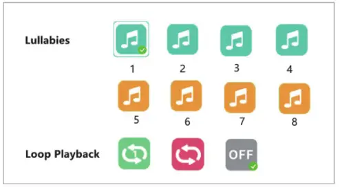 FOSCAM 5 Inch 1080P Full HD Baby Monitor- Music 2