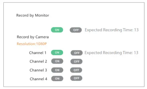 FOSCAM 5 Inch 1080P Full HD Baby Monitor- Recording 2
