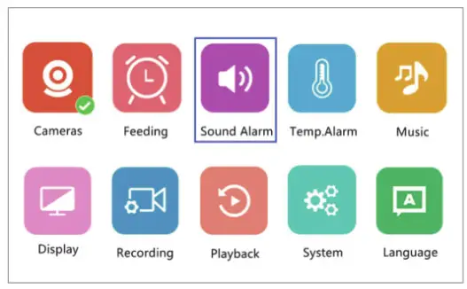 FOSCAM 5 Inch 1080P Full HD Baby Monitor- Sound Alarm