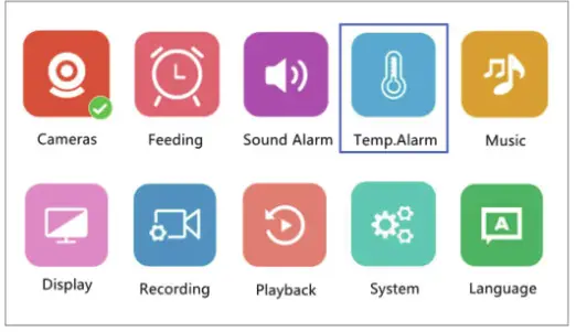 FOSCAM 5 Inch 1080P Full HD Baby Monitor- Temp. Alarm