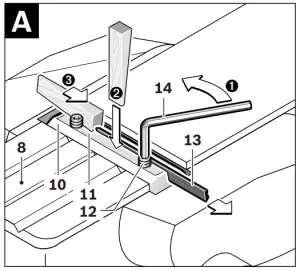 Disassembling the Planer Blade