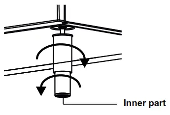 Westinghouse WFE911SB 900MM Freestanding 5 Burner Cooker - Inner part