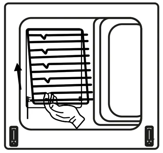 Westinghouse WFE911SB 900MM Freestanding 5 Burner Cooker - rack