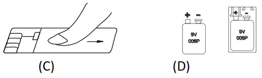 Coopers H673 Basic Metal Detector - INSTALLATION OF BATTERY