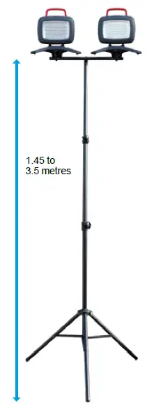 NightSearcher GALAXY-PRO-6K Pro Rechargeable Work Light FIG 12