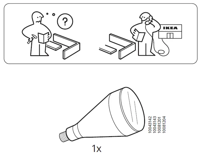 IKEA 70449888 NAVLINGE LED Clamp Spotlight 1