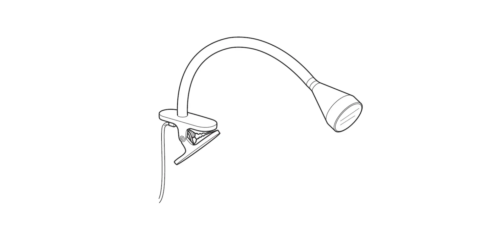 Ikea 70449888 Navlinge Led Clamp Spotlight Instruction Manual