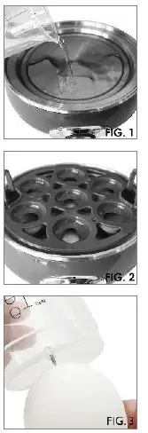 Elite Gourmet Automatic Easy Egg Cooker fig 3