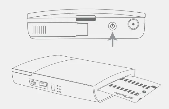 Polaroid GL10 Instant Mobile Printer - Press and hold