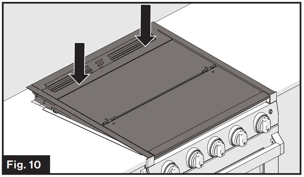 FURRION 2-in-1 Range Oven_ Press the backside-10