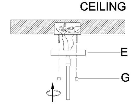 LNC HOME A03932 6-Light Dining Room Chandelier Light Fixture with Glass Shade - Raise canopy
