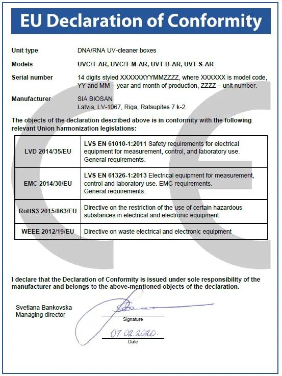 biosan 26004 UVC T-AR UV-Cabinet For PCR-9