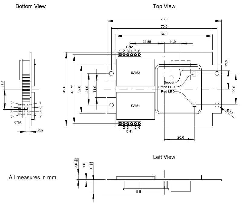 ELATEC TWN4F17 TWN4 MultiTech M B 1