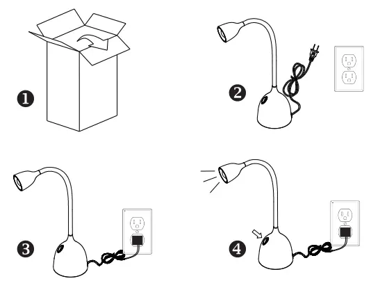 greenlite 3.5W-DL LED Desk Lamp-fig2