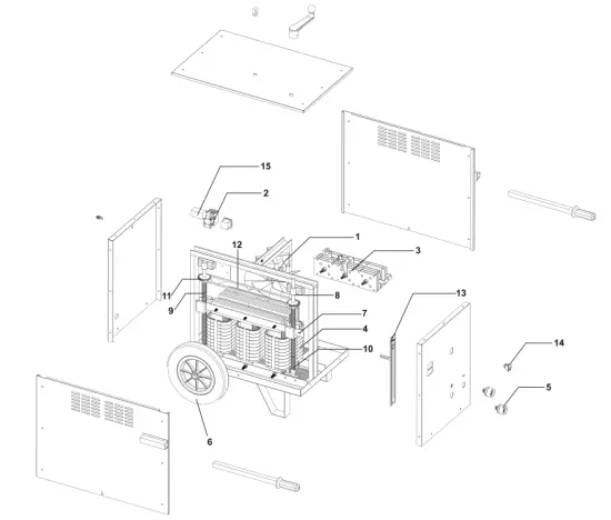 Magmaweld GL 600 Welding Inverter - Diagram