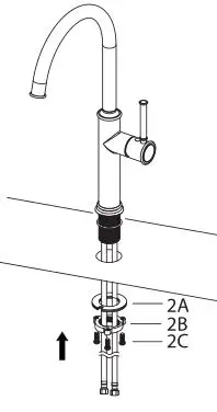Kraus Single Handle Kitach Faucet - Step 2