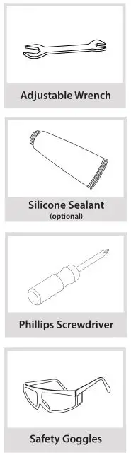 Kraus Single Handle Kitach Faucet - Tools you will need