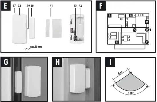 Pentatech 3000 Set F3 Wireless Alarm System - Fig 2