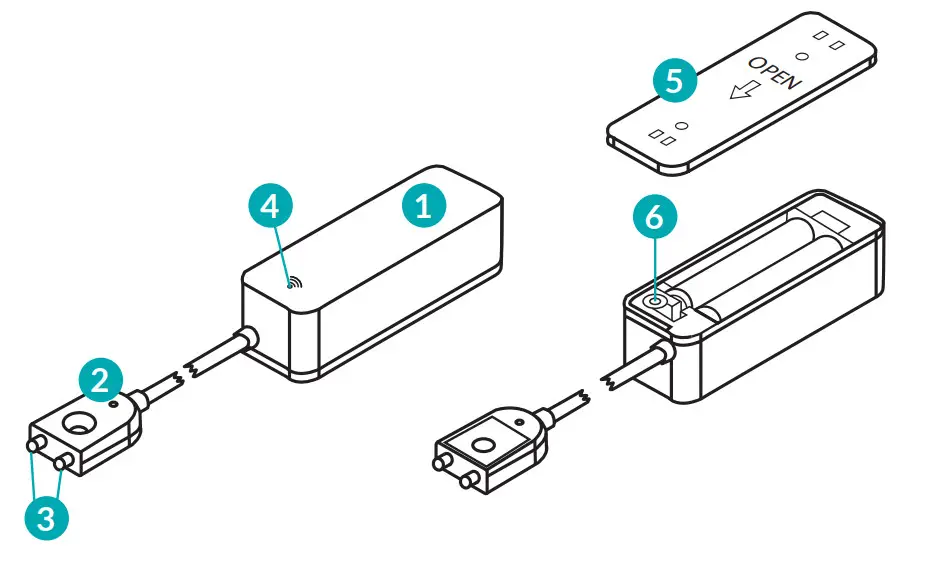 Lanberg SM01 WS01 Smart Leak Sensor-fig1