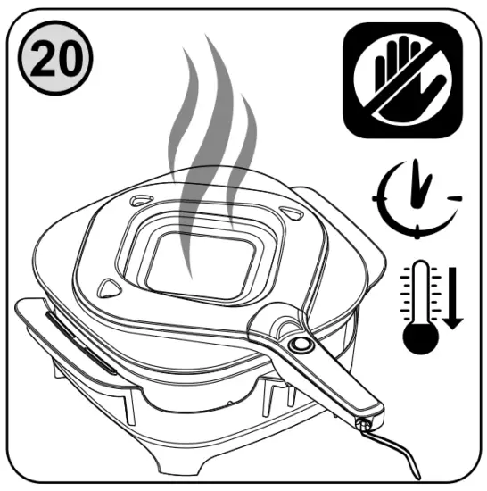 Unplug the appliance