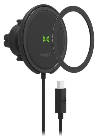 mophie 401307635 Snap+ 15W Wireless Charging Vent Mount-fig1