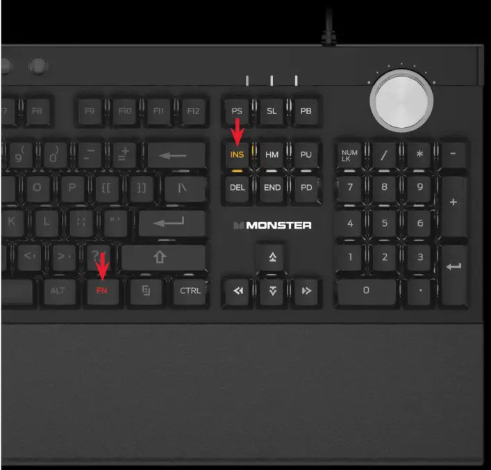 MONSTER 2MNGK0307B0E2 Alpha 5 0 Mechanical LED Gaming Keyboard -fig6