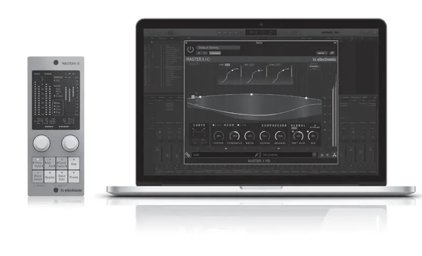 TC Electronic MASTER X HD NATIVE Multi Band Dynamics Processor Plug In Dedicated Hardware Controller