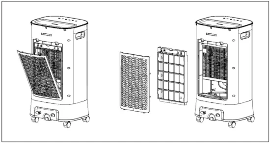 KLARSTEIN 10035854 Iceberg Breeze Air Cooler - Fig