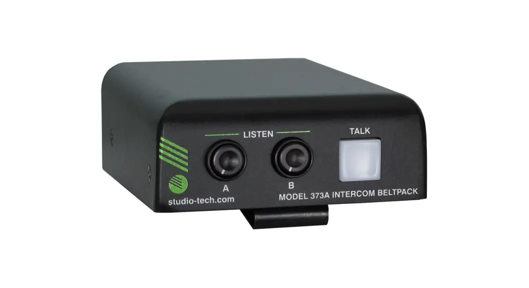 Studio Technologies 373a Intercom Beltpack User Guide