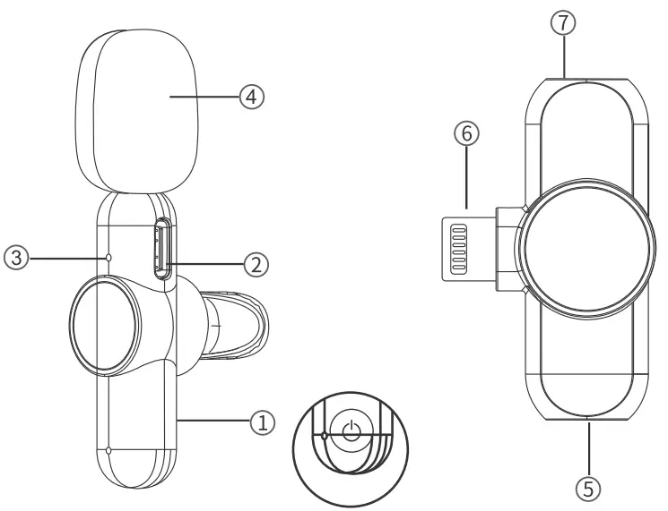 AISIZON WLM-02 Wireless Lavalier Microphones - fig2