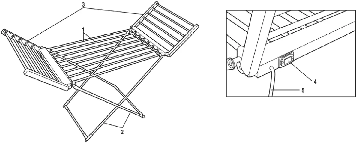 SOMOGYI ELEKTRONIC FTW1 Heated Electric Clothes Dryer - FIG 2