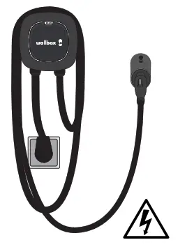 wallbox Pulsar Plus EV Charger with Charging Cable- fig 414