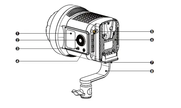 DRACAST-DRBR1200B-Bicolor-Adjustable-CCT-Point-Source-LED-Light-1