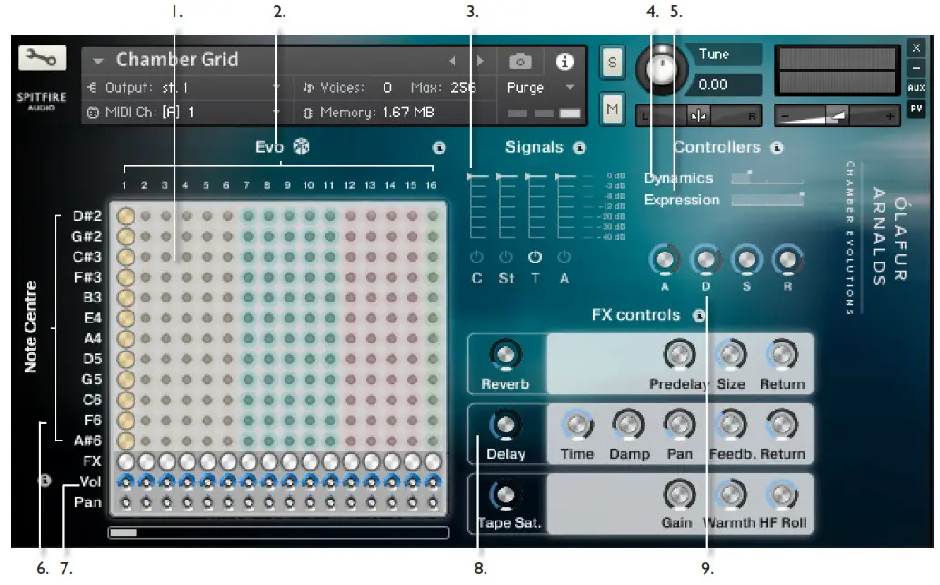 OACE Ólafur Arnalds Chamber Evolutions -EVO GRID