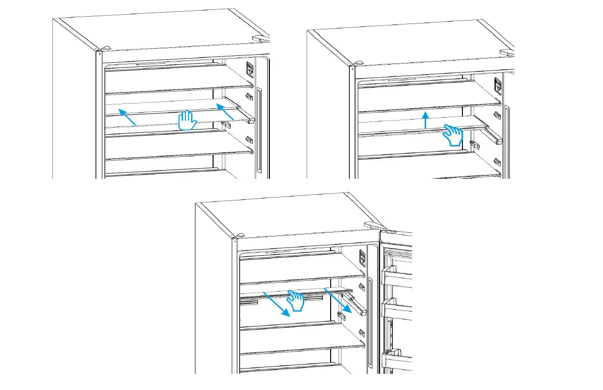 BUSH BIE7030FF Built In Combi Fridge - REPLACEMENT PROCEDURE 17