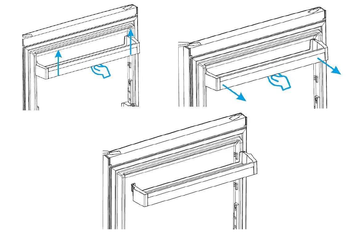 BUSH BIE7030FF Built In Combi Fridge - REPLACEMENT PROCEDURE 19