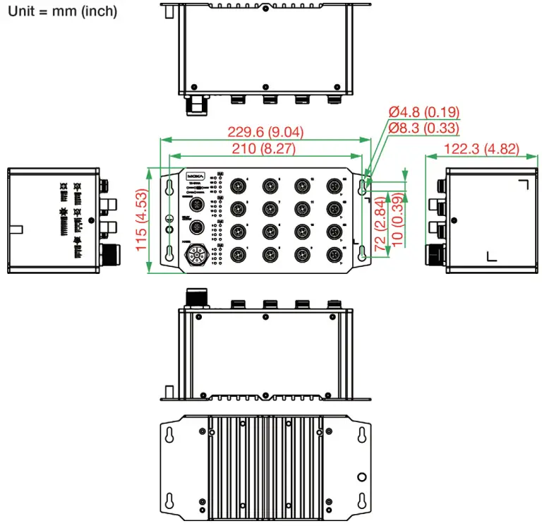 MOXA TN-4512A Series ToughNet Switch - 11