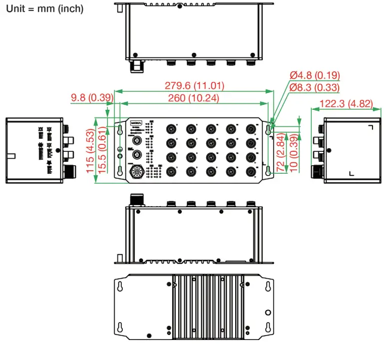 MOXA TN-4512A Series ToughNet Switch - 13