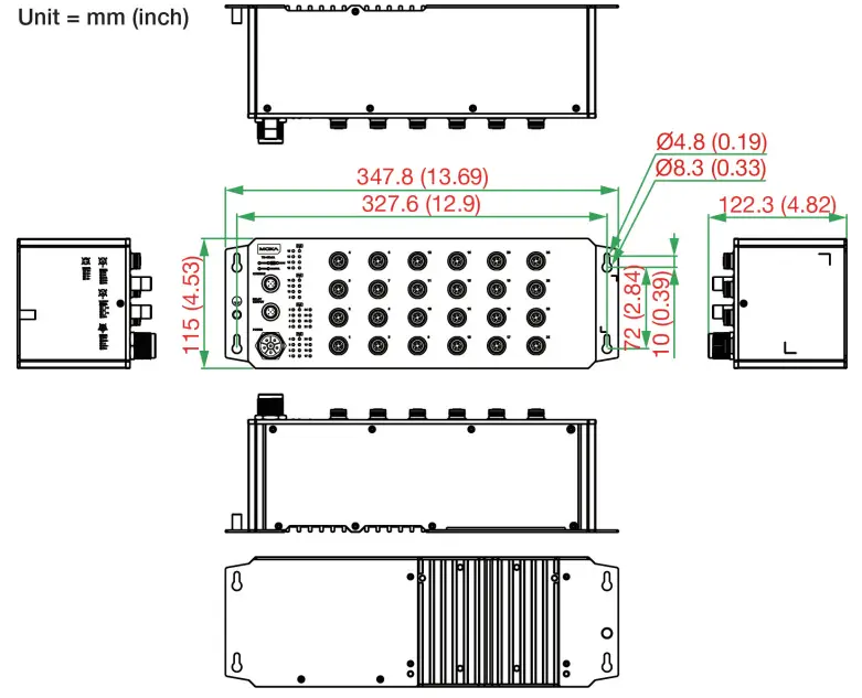 MOXA TN-4512A Series ToughNet Switch - 14