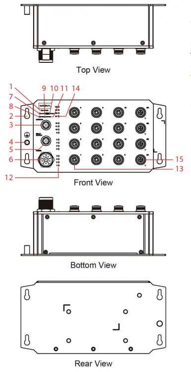 MOXA TN-4512A Series ToughNet Switch - 2