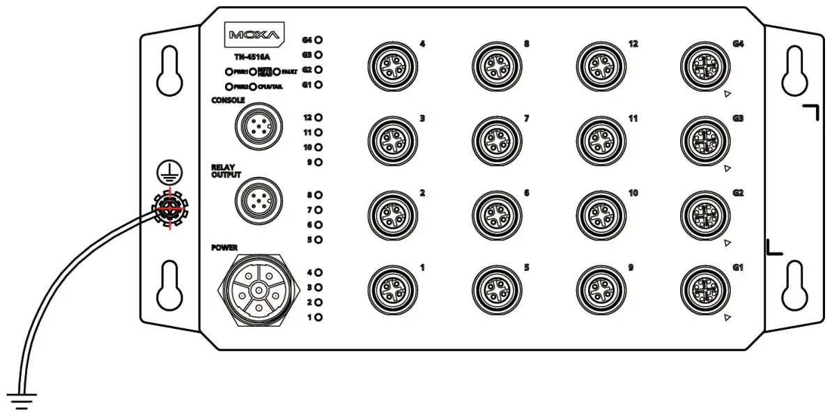 MOXA TN-4512A Series ToughNet Switch - 20